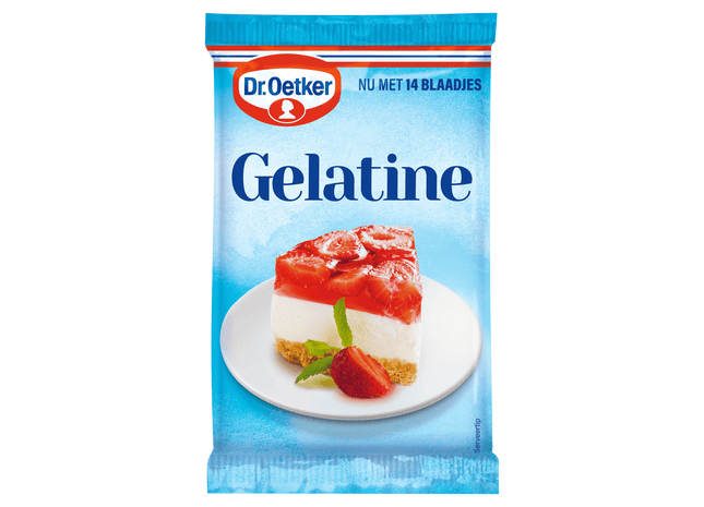 Dr. Oetker Bladgelatine 14 blaadjes