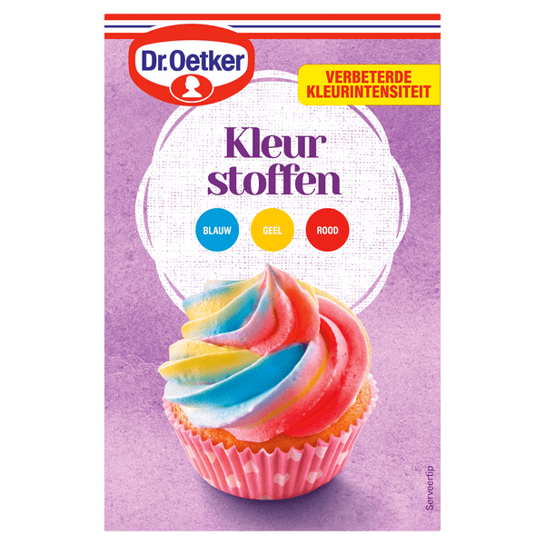 Dr. Oetker Kleurstoffen taart versiering