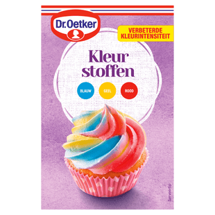 Dr. Oetker Kleurstoffen taart versiering