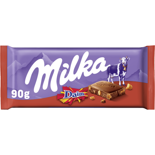 Milka Daim Chocolate Bar