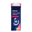 Proteindrink mit rotem Fruchtgeschmack