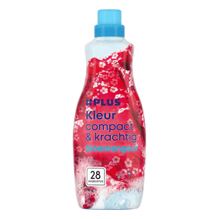 Kompaktes Waschmittel mit kräftiger Blütenfarbe