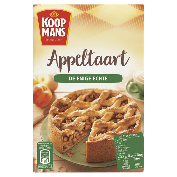 Koopmans Apfelkuchen Backmischung