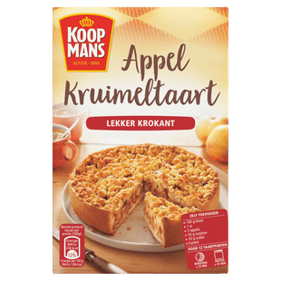 Koopmans Appelkruimeltaart bakmix