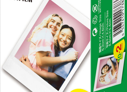 Fujifilm instax mini photo paper (2x10/pk)