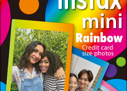 Fujifilm instax mini photo paper rainbow 10-pack