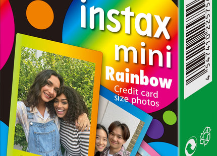 Fujifilm instax mini photo paper rainbow 10-pack