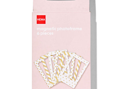 Instax magnetic photo frame glitter - 6 pieces