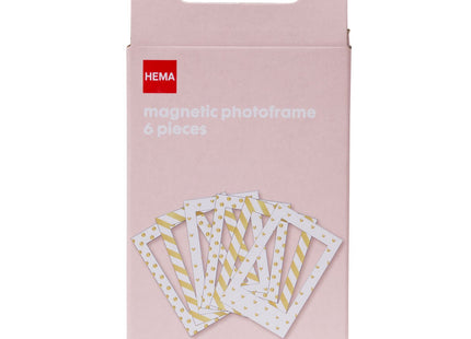 Instax magnetic photo frame glitter - 6 pieces