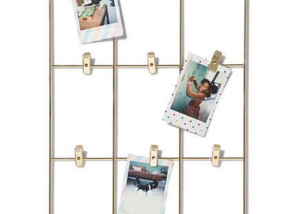 Instax fotorek 35x23 goud 9 knijpers  Dutchshopper