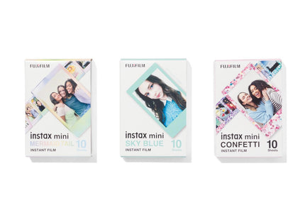 Fujifilm instax mini fotopapier deco bundel (3x10/pk)