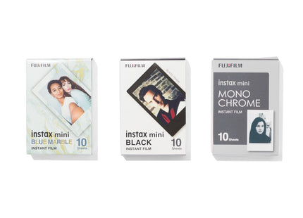 Fujifilm instax mini photo paper classic bundle (3x10/pk)