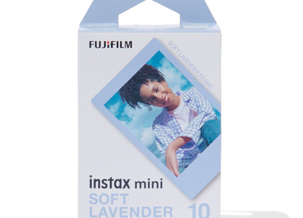 Fujifilm instax mini photo paper lilac 10 pack