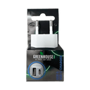 GreenMouse Double Wall Charger - USB & USB-C