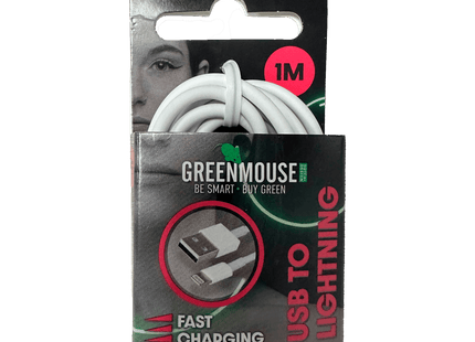GreenMouse Lightning data cable - 1m
