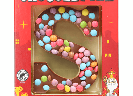 ABS Sweets Chocoladeletter met confetti