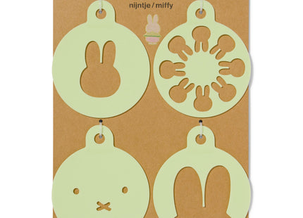 Miffy scatter shapes Ø8cm - 4 pieces