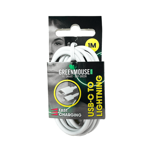 GreenMouse USB-C to Lightning data cord - 1m