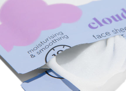 sheet face mask clouds