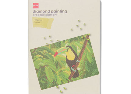 diamond painting toekan A4  Dutchshopper