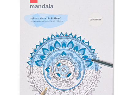 kleurboek A4 mandala