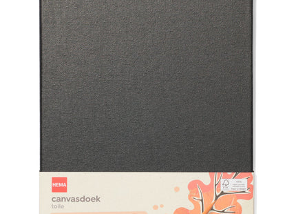 canvas black A4