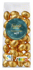 Feestelijk  Paaseitjes Wit massief FT