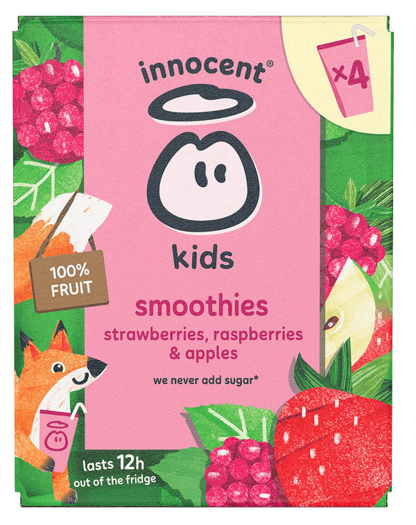 Innocent Kids smoothie strawberry raspberry 4st