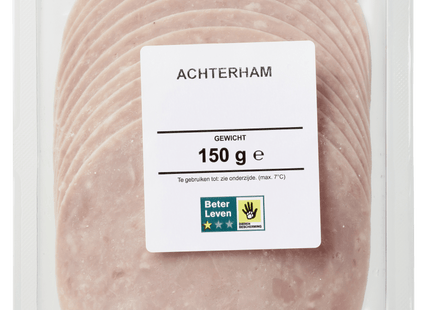 Neutraal Achterham BLK