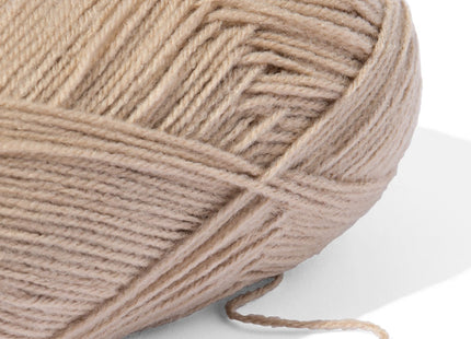 acrylic yarn beige 100gram 250meter