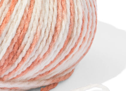 acrylic-wool yarn beige melange 100gram 165meter