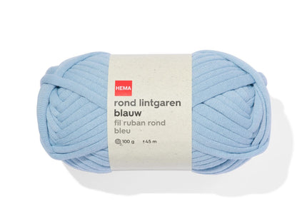 rond lintgaren blauw 100gram 45meter