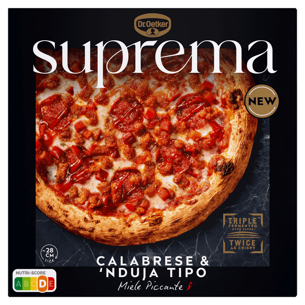Dr. Oetker Suprema Calabrese pizza ’nduja type