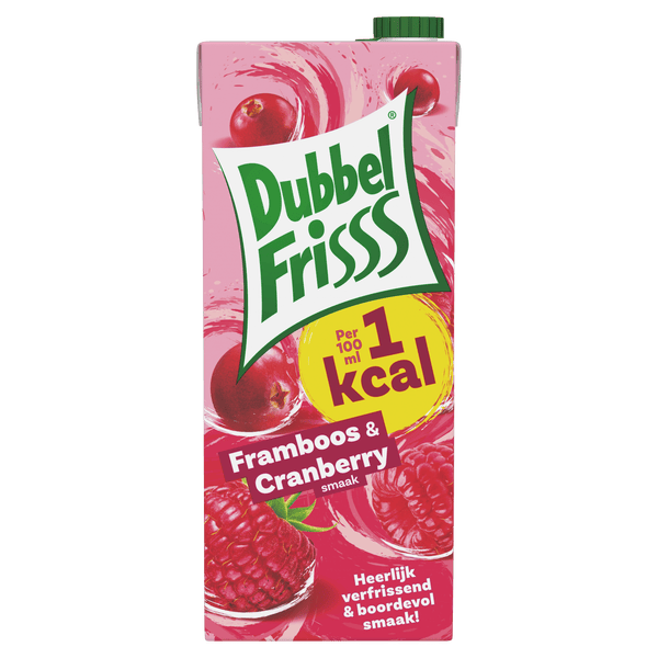 Dubbelfrisss 1kcal Framboos & cranberry