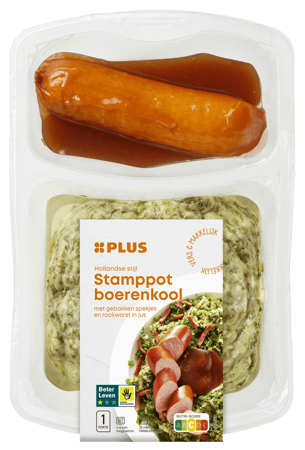 Stamppot Grünkohl mit Räucherwurst