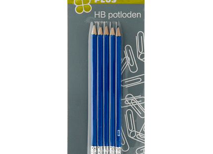 HB-Bleistifte mit Radiergummi FSC