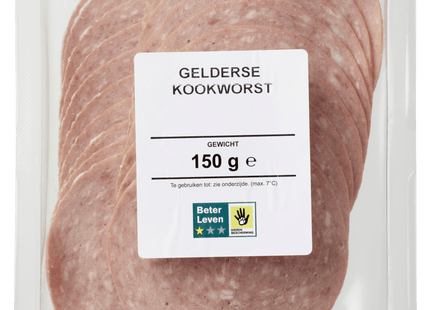 Neutraal Gelderse kookworst BLK