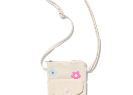 phone bag flower 16x12 cotton