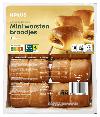Worstenbroodje (diepvries)