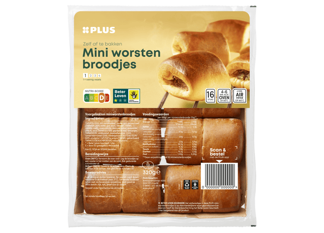 Mini worstenbroodjes