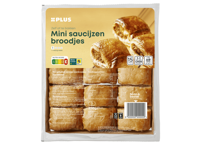 Mini saucijzenbroodjes