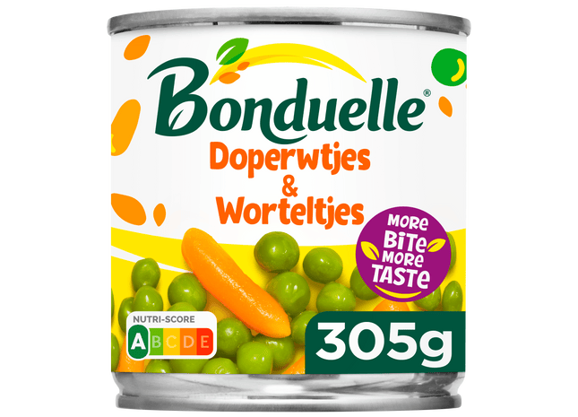 Bonduelle Doperwtjes en worteltjes