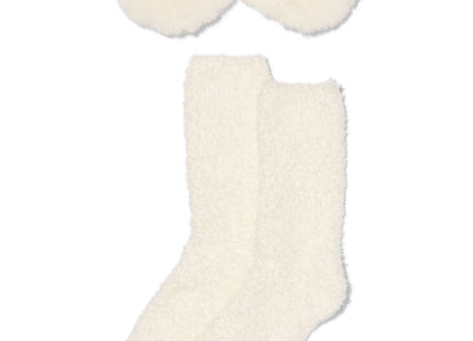 gift set sleeping mask and fluffy socks size 36-41