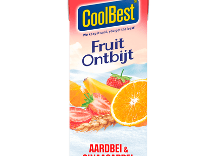 Coolbest Fruitontbijt sinaasappel/aardbei