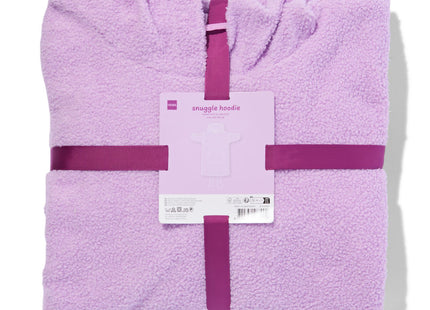 snuggle hoodie teddy roze