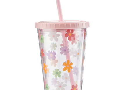 drinking cup with straw 450ml