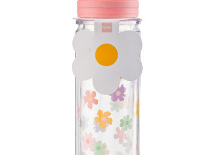 waterfles bloemen 500ml  Dutchshopper