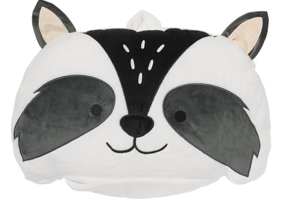 play and cuddle sleeping bag raccoon