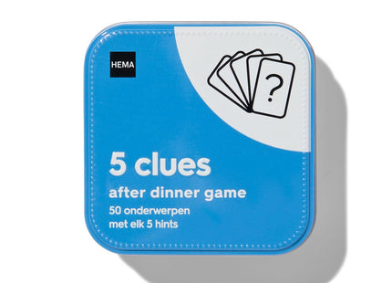 After dinner game 5 hints