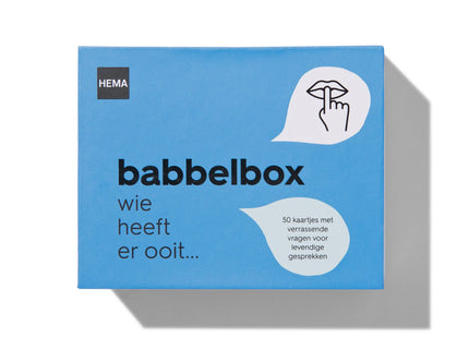 Babbelbox Wie heeft ooit